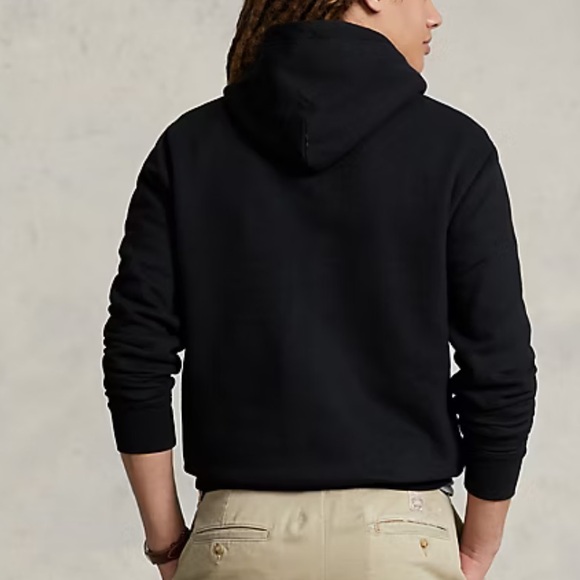 NEW Polo Ralph Lauren Hoodie Black | Big POLO Logo | Unisex | NWT - Picture 7 of 8